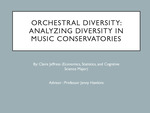 Orchestral Diversity: Analyzing Diversity in Music Conservatories