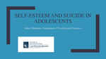 Self-Esteem and Suicide in Adolescents